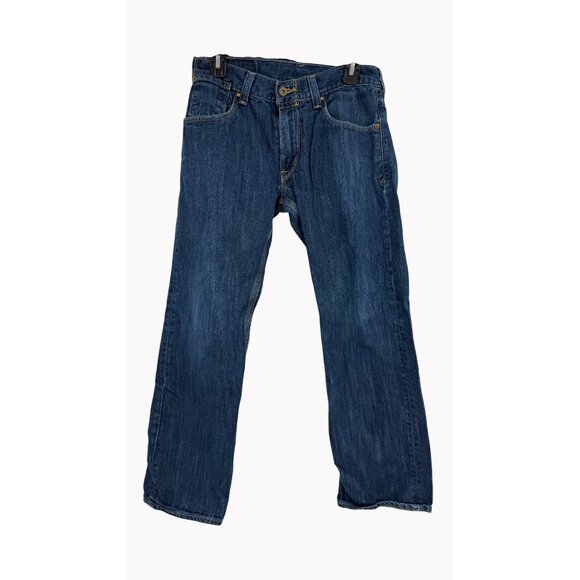 Levis 514 Mens Straight Fit Jeans W32 L30 Mid-Rise Blue Denim Classic Style - Picture 1 of 7